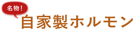 名物！自家製ホルモン